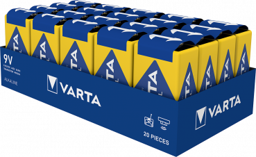 VARTA INDUSTRIAL PRO 9V Stück (20er Tray) 04022 211 111 EAN40 08496 35679 9