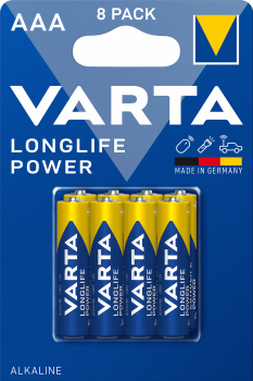 Varta ( High E) Longlife Power  Multipack 8xAAA 4903