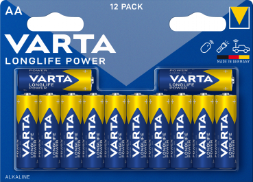 Varta ( High E) Longlife Power  Multipack 12xAA 4906