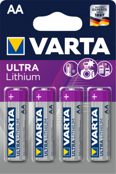 Varta Mignon 6106 Professional Lithium in 4er-Blister