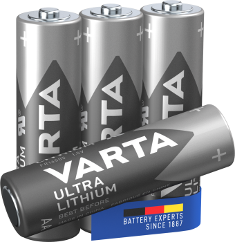 Preview: Varta Mignon 6106 Professional Lithium in 4er-Blister
