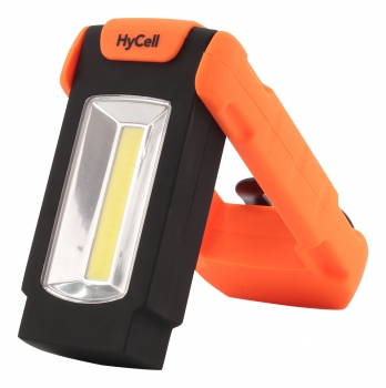 COB LED Worklight Flexi "Hycell" (im 12er Display),Werkstattleuchte mit Magnet und Halteclip, inkl. 3 Micro AAA Batterien