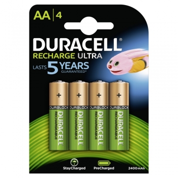 Duracell Precharged Akku Mignon AA HR06 1,2V 2400mAh 4er Blister