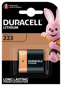 Duracell DL223 Ultra (CR-P2) 6V Lithium