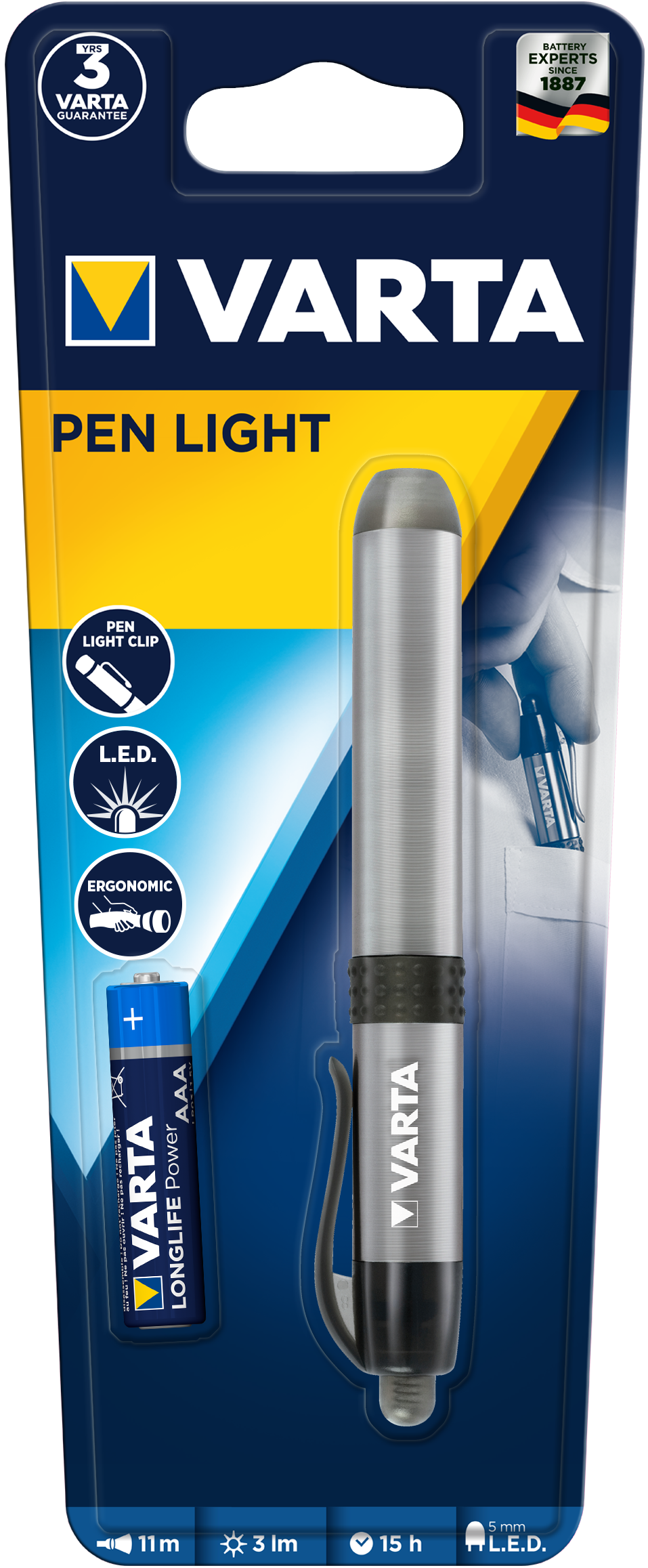 Battery + More VARTA Pen Light 1AAA mit Batt. ( 16611 101 421