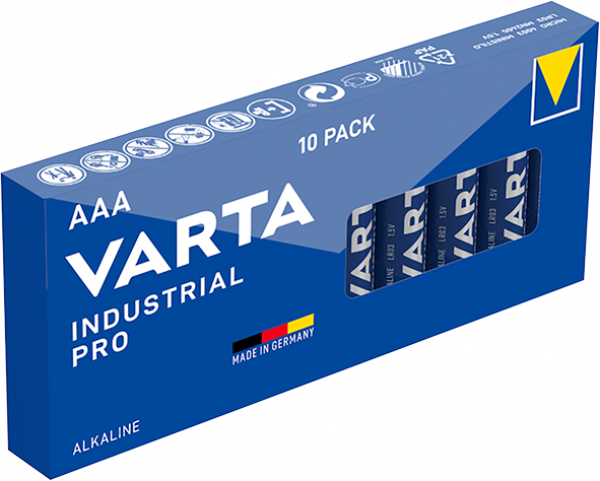 VARTA INDUSTRIAL PRO AAA Stück (10er Value Pack) 04003 211 111 EAN40 08496 35665 2