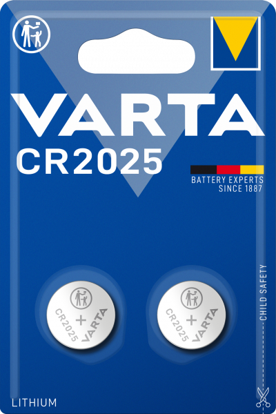 VARTA ELECTRONICS CR2025 Blister 2 (06025 101 402)
