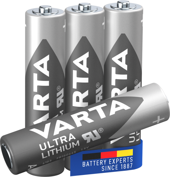 Varta Micro 6103 Professional Lithium in 4er-Blister