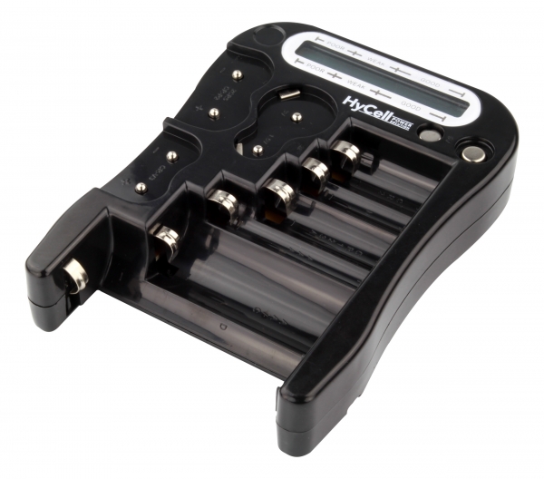 LCD Battery-Tester "Hycell",  (T333)  Universaler Batterie-Tester mit LCD-Anzeige für eine Vielzahl von Akkus und Batterien