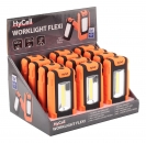 COB LED Worklight Flexi "Hycell" (im 12er Display),Werkstattleuchte mit Magnet und Halteclip, inkl. 3 Micro AAA Batterien