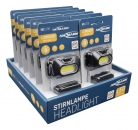 ANSMANN Headlight HD120B mit COB LED (im 12er Display) EAN 4013674167364